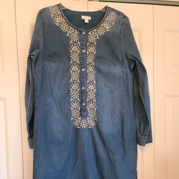 J. Jill Dresses J Jill Denim Dress Poshmark